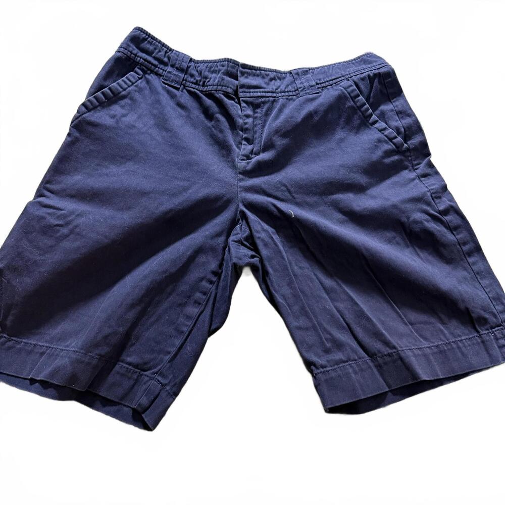 LILLY PULITZER Resort Fit Navy Shorts Cotton/Spandex SZ 2 Preppy Quiet Luxury